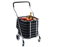 Homz Premium Tote Cart Bundle Buggy Liner, Aluminum