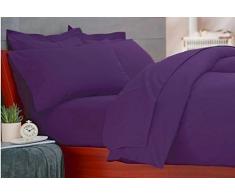 marrikas Flanell Bettbezug Set, Flanell, violett, Full/Queen
