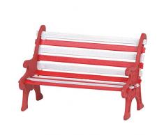 Department 56 Village Cross Product Accessories Holiday Bench Figur, Metall, Mehrfarbig, 1.5 Inch