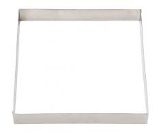 DECORA 0063781 TORTENRING QUADRATISCH AUS Edelstahl 22 X 22 X H 4,5 cm