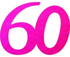 Petras Bastel News Streudeko, Fliz, pink, 18 x 12 x 3 cm