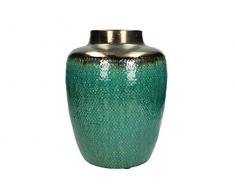 Vase - Keramik - Petrol - 23x23x30cm