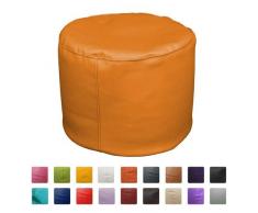 Hand Fotos Sitzsack Hocker 50 x 50 x 45 (Orange)