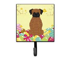 Carolines Treasures Wandhaken, Ostereier, Brindle Boxer, klein, Mehrfarbig