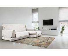 Italian Bed Linen Sofabezug, rutschfest, Komfort, mit Halbinsel 240 cm Bianco