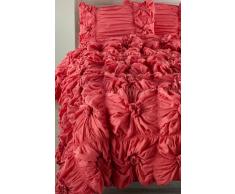 Rizzy Home Schmusetuch 106X92 Korallenrot