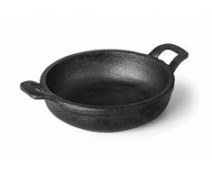 LACOR PFANNE O/HOLZBEHAELTER Magma D.15 cm, Gusseisen, Black