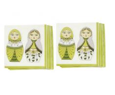 Now Designs Paper Cocktail Napkin, Bake a Cake, Set of 2