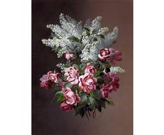 Raoul Maucherat de Longpre Fliesen-Wandbild für Küche/Badezimmer / Waschbecken mit Spritzschutz, Keramik, glänzend, 15,2 x 20,3 cm Ceramic, Matte Multi