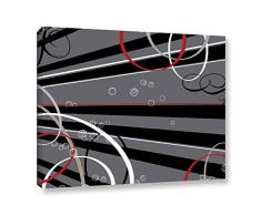 ArtWall Anna Quachs Black Grey Memo Board Gallery Wrapped Canvas Print, 14 x 18