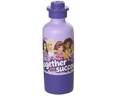 LEGO Friends Trinkflasche, rechteckig; Trinkflasche, 350 ml, lila