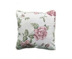 Provence Baumwolle Überwurf Kissen Sham mit Baumwolle Spitze 16Wx16L Pink Rose