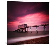 iCanvasART Selsey Sitzbank Rettungsboot Station auf Leinwand, Kunstdruck Nina Papiorek, 1.5 x 12 x 12-Inch