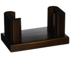 CoasterStone WS13 Dunkles Holz Untersetzer Wiege Ständer, hält 4 Untersetzer