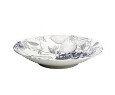 Fairmont & Main Clematis flach Salatschüssel, lila und grau