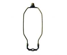 Harfe Set aus Tisch- und Stehlampen, Nickel, inkl. Harfe, Sattel (Sockel) und Endstück Modern 9 - 1 pack messing antik-optik