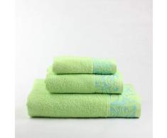 Natural History Gifts Saunatuch 3er Set Bain 500 G grün 30 x 50 cm + 50 x 100 cm + 100 x 150 cm