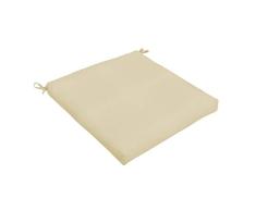 Mozaic Blair Stuhlkissen für Innen- und Außenbereich 19 inches Leinwand Antik Beige