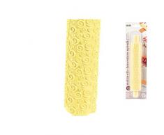 Habi Cake Design Nudelholz, Polypropylen, Spiralen zu 24 cm, Gelb