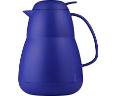 Helios Isolierkanne Zeo, 1,0 Liter, Kunststoff, matt, royalblau, Einhandbedienung