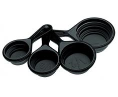 Rosenthal - Sambonet - Messbecher, Messcups, Messlöffel - 4-teilig - Silikon - Grau