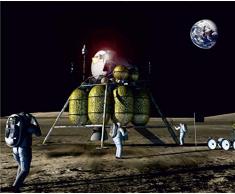 Fototapete FTNxxl0393, Mondlandung