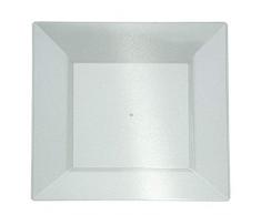 Blue Sky Speiseteller, quadratisch, 10 Stück 10.75 farblos