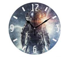 Mr.XZY Wanduhr für Badezimmer, Kirschblüten, 22,9 cm, runde Wanduhr, Acryl, geräuschlos, kein Ticken, für Wohnzimmer, Küche, Schlafzimmer 2010704 One Size 2010209