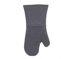 All-clad Textilien Schwergewicht 100 Prozent Baumwolle Twill und Silikon Ofenhandschuh Zinnfarben