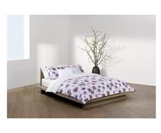 Calvin Klein Watercolor Bloom Bettwäsche-Set für Einzelbett, Baumwolle, Amethyst