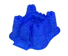 GMMH Original Silikonbackform XXL Burg Kuchen Backform Kuchenform Brotbackform Obstbodenform