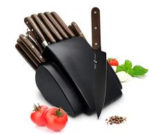 Backen 401601 Messerblock, 16-teilig, Wenge