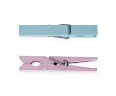 True Fabrication Wäscheklammern aus Holz, mittelgroß, Mehrfarbig