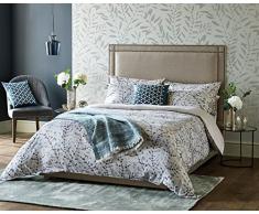 Harlequin chaconia Bettbezug, Satin, Indigo, King