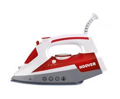 Hoover 39600188 Tim2500Eu 011 Dampfbügeleisen TIM 2500, Kunststoff, Grau, Rot, Weiß