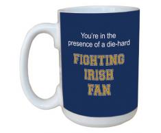 Tree-Free Greetings lm44832 Fighting Irish College Basketball Keramik Becher mit Henkel/, 15-Ounce