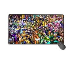 Joy R Daniels Jojos Bizarre Adventure Großes Mauspad XXL verlängerte Matte Schreibtischunterlage Mousepad Lange Anti-Rutsch Gummi Mauspad