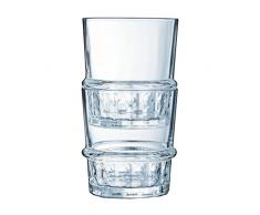 Creatable Luminarc, 15597, Serie Cocktail Imperial, Whiskybecher 38 cl 6 teilig Whiskygläser, Glas, Transparent, 23.5 x 18 x 27 cm, 6-Einheiten