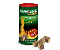 Diavolina, Feueranzünder, umweltfreundlich, 100 Stück