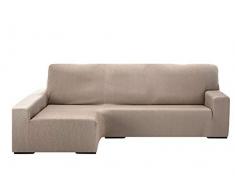 Martina Home Sofaüberwurf Chaiselongue, elastisch, Nairobi, Elfenbeinfarben, für Links 240 bis 280 cm