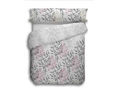 Stilia 3-teiliges Bettwäscheset, Bettbezug + Kissenbezug + Spannbettlaken, Marisma (135 cm 220 x 240 cm), Burgunderrot