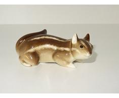 Porzellan Figur Russische Streifenhörnchen Lomonossow IFZ Imperial Keramik Statue 2
