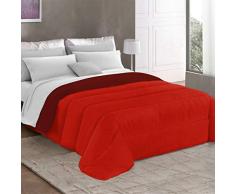 PETTI Artigiani Italiani Bettdecke, Bordeaux, Bettgröße 140x200 240 x 260 cm