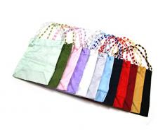 Linpeng Geschenktüte, mit Perlen, durchscheinend, mittelgroß