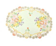 Bellanda 2861-35x50 Oval Tischdecken Polyester, 50 x 35 x 0,50 cm, Beige