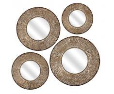 imax 65937-4 Wandspiegel, Gold