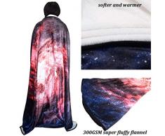 Broshan Runde Decke, Handtuch, kreative realistische Pizza-Decke / Überwurf, Picknick, bunte Fleece-Decke warm und gemütlich für alle Jahreszeiten, flauschige Flanelldecke, Stoff für Sofa, Bett. Huge (71 Dia) Bild 8