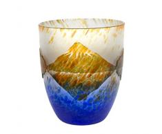 Joetsu Kristall Schnitt Craft Glas Tumbler MT. Fuji 1,3 Tasse, Made in Japan Lake