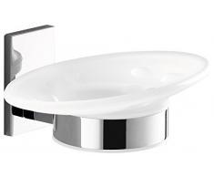 Gedy Maine Seifenschale, Rostfreier Edelstahl, Chrom, 106X146X6