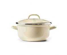 BK Cookware CC002470-001 Dutch Oven, 2,5 QT, Grün 3.5QT cremefarben
